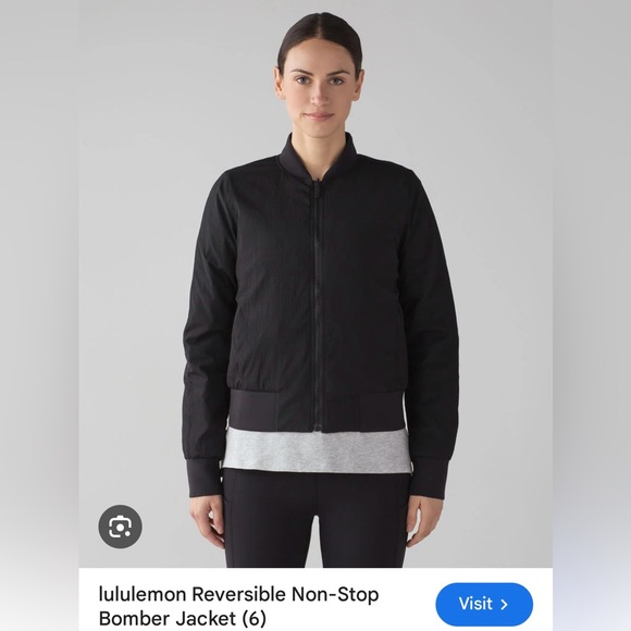 Lululemon Non- Stop Reversible Bomber Jacket - Picture 9 of 9